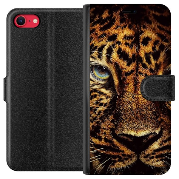 Apple iPhone 7 Tegnebogsetui leopard