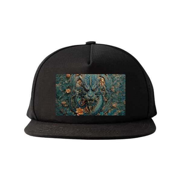 Snapback-lippalakki musta one size