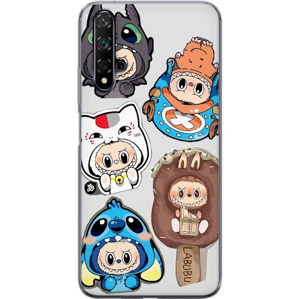 Huawei nova 5T Läpinäkyvä kuori Labubu hahmokokoelma - Pop