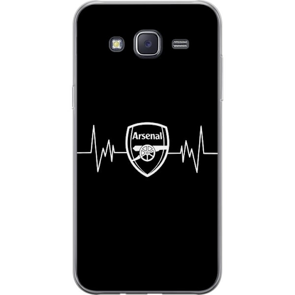 Samsung Galaxy J5 Gennemsigtig cover Arsenal