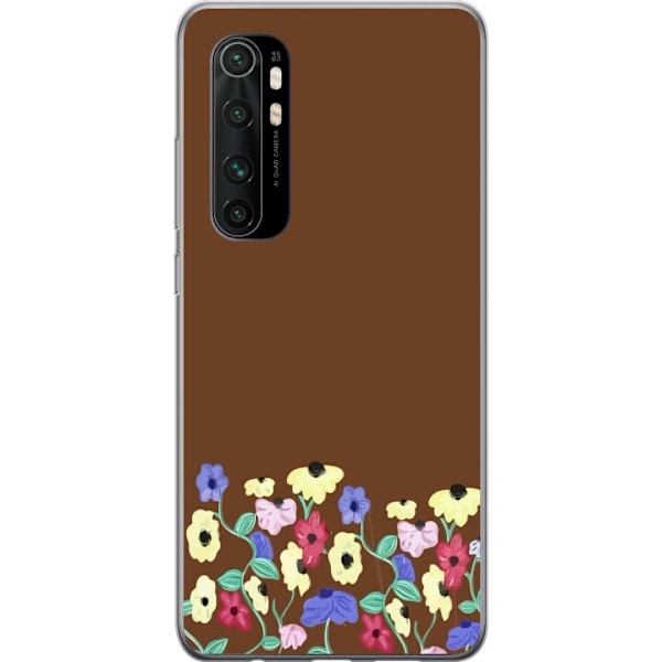 Xiaomi Mi Note 10 Lite Gennemsigtig cover Blomster