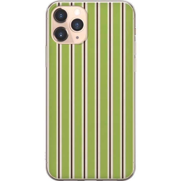 Kompatibelt Mobilskal till Apple iPhone 11 Pro Matcha Stripe grön