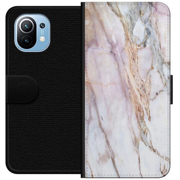 Xiaomi Mi 11 Tegnebogsetui Marmor