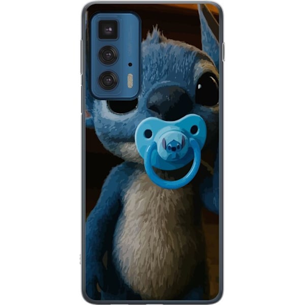 Motorola Edge 20 Pro Läpinäkyvä kuori Stitch & Napp - vauva