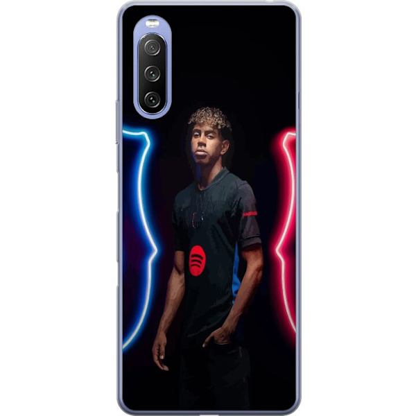 Sony Xperia 10 III Läpinäkyvä kuori Yamal Jalkapallo FC Barcelona Nuori Lahjakkuus Pelaaja Jalkapallotähti Espanja La Liga Suosittu Motiivi