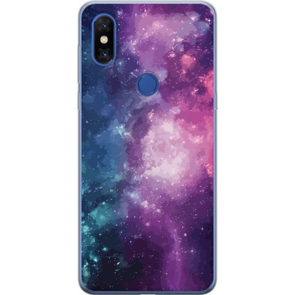 Xiaomi Mi Mix 3 Läpinäkyvä kuori Nebula