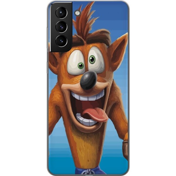 Samsung Galaxy S21+ 5G Läpinäkyvä kuori Crash Bandicoot