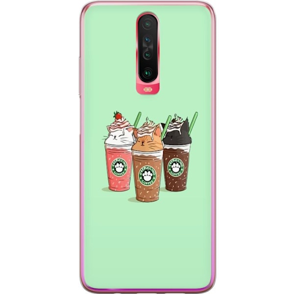 Xiaomi Redmi K30 Genomskinligt Skal Catpuccino