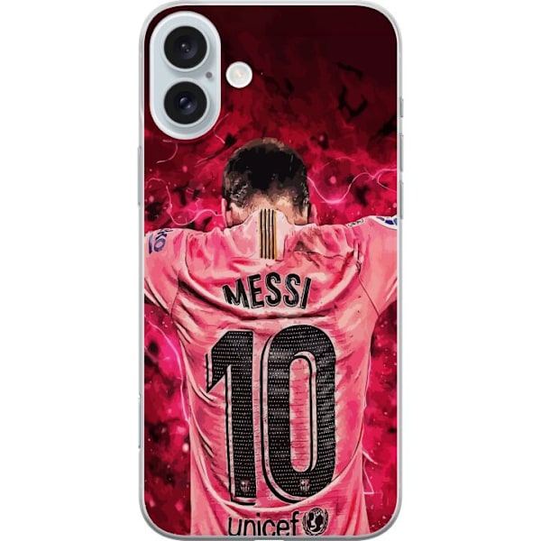 Apple iPhone 16 Plus Gennemsigtig cover Messi