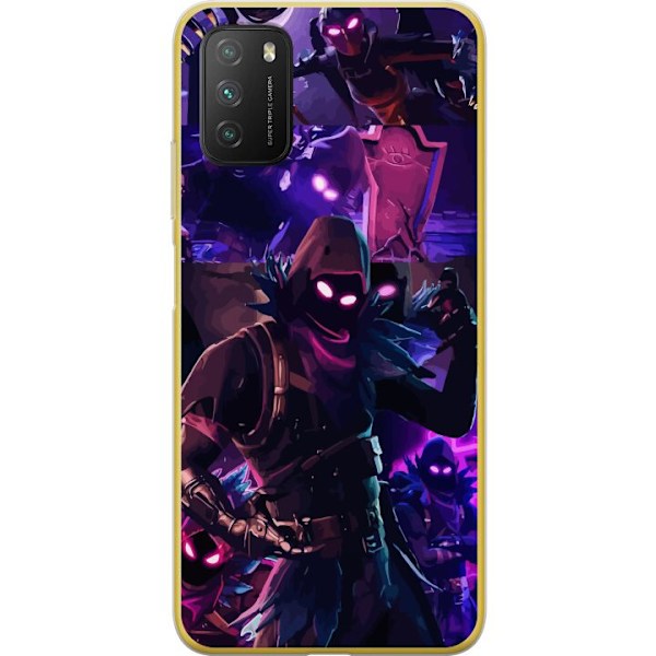 Xiaomi Poco M3  Gennemsigtig cover Fortnite Raven