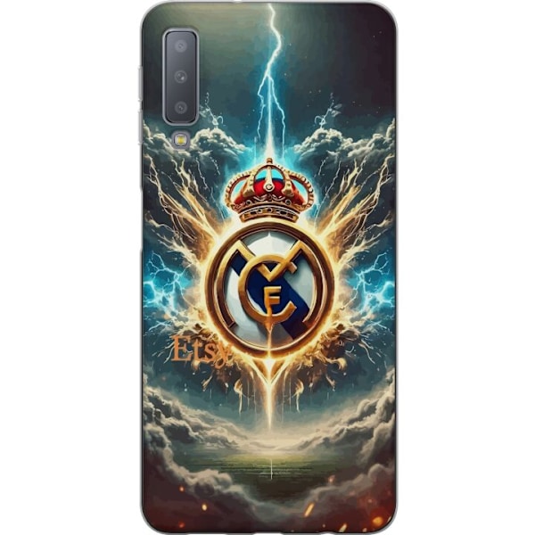 Samsung Galaxy A7 (2018) Gennemsigtig cover Real Madrid