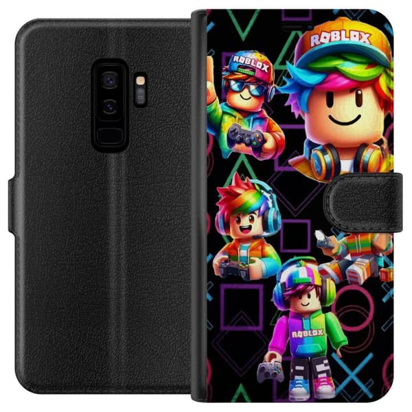 Kompatibel Tegnebogsetui til Samsung Galaxy S9+ Roblox
