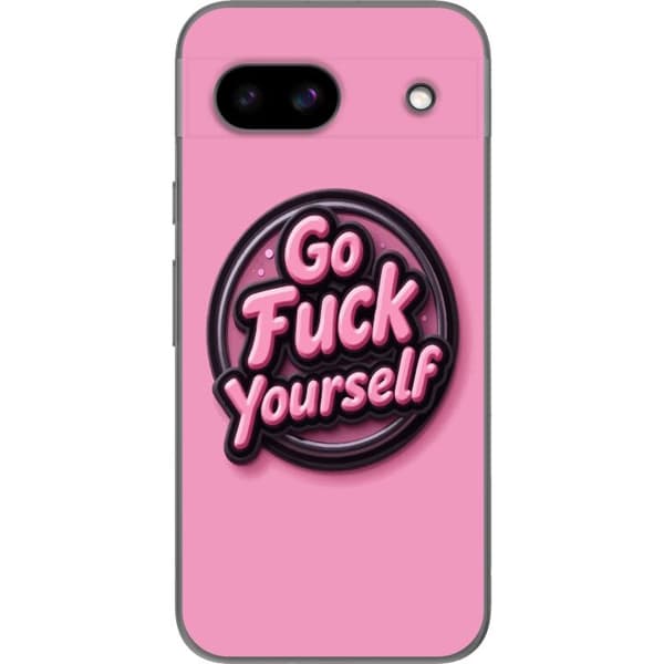 Kompatibel Mobilcover til Google Pixel 8a Rosa 3D textposter