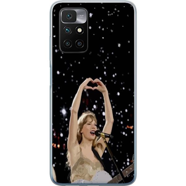 Xiaomi Redmi 10 Gennemsigtig cover Taylor Swift