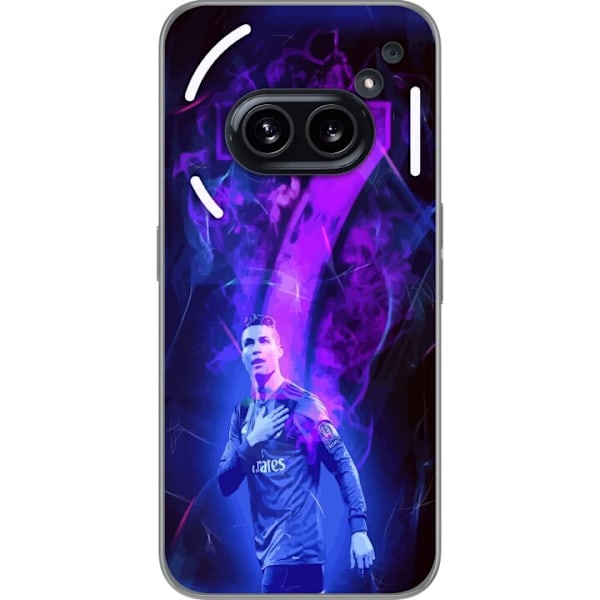 Nothing Phone (2a) Genomskinligt Skal Ronaldo 7 – Fotbollslegend i Action för Fans