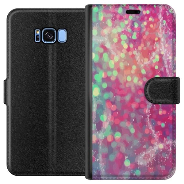Kompatibelt Plånboksfodral till Samsung Galaxy S8 Glitter