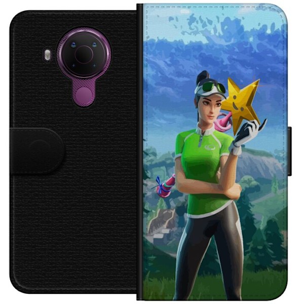 Nokia 5.4 Lompakkokotelo Fortnite