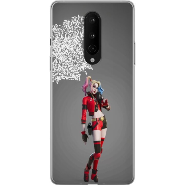 OnePlus 8 Genomskinligt Skal Fortnite - Harley Quinn