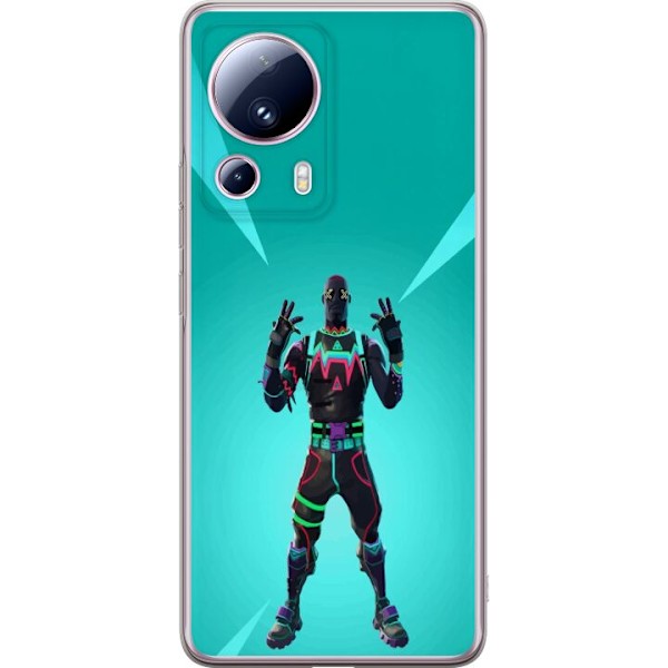 Xiaomi 13 Lite Läpinäkyvä kuori musta ritari fortnite