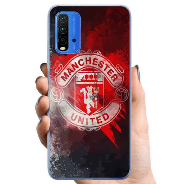 Xiaomi Redmi 9T TPU Matkapuhelimen kuori Manchester United FC
