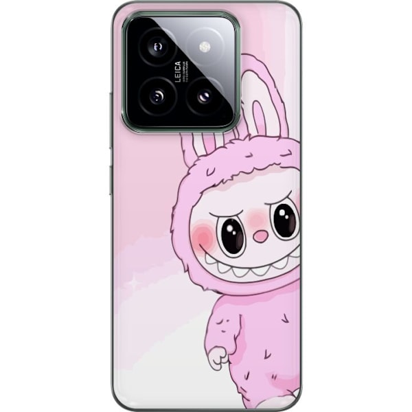 Xiaomi 14 Gennemsigtig cover Labubu Kanin-serien
