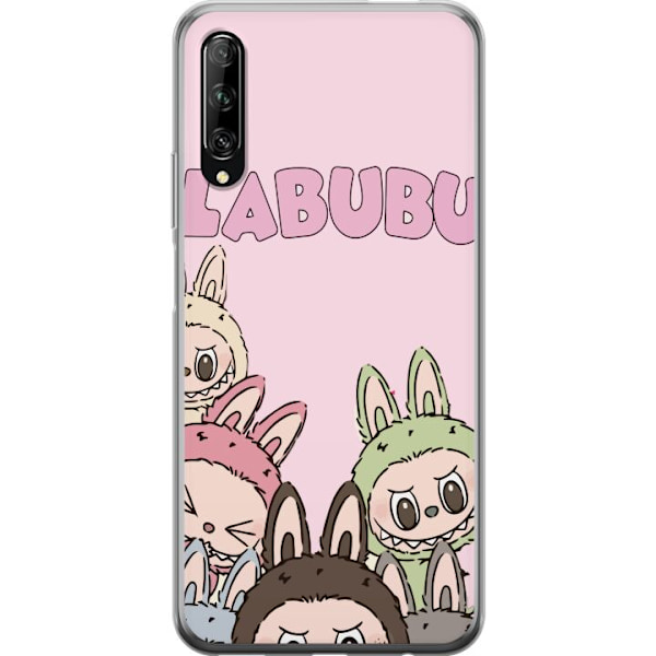 Huawei P smart Pro 2019 Genomskinligt Skal Labubu Pop Mart Karaktärer Figurer Samlarobjekt Populär Figurserie Design Pop Mart Toy Art Motiv