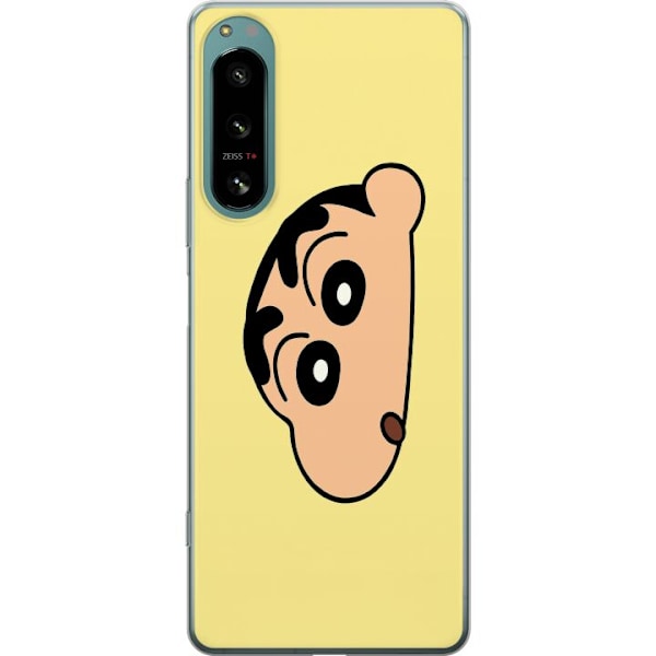 Sony Xperia 5 IV Läpinäkyvä kuori Peeking Shinchan