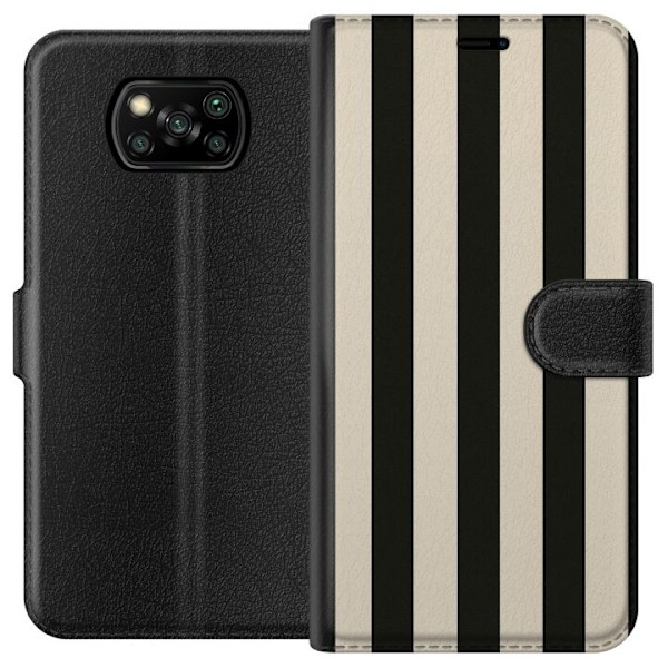 Xiaomi Poco X3 NFC Plånboksfodral Line Flow
