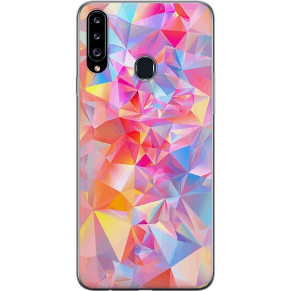 Kompatibelt Mobildeksel til Samsung Galaxy A20s Skimrende