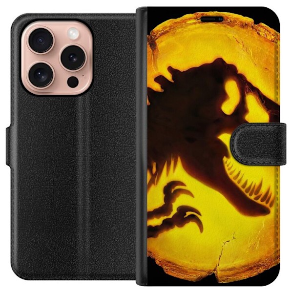 Apple iPhone 16 Pro Lommeboketui Jurassic World Dominion