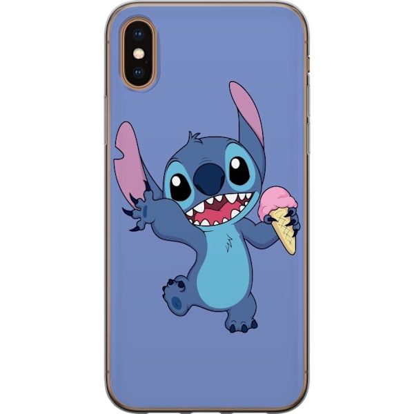 Apple iPhone X Genomskinligt Skal Stitch