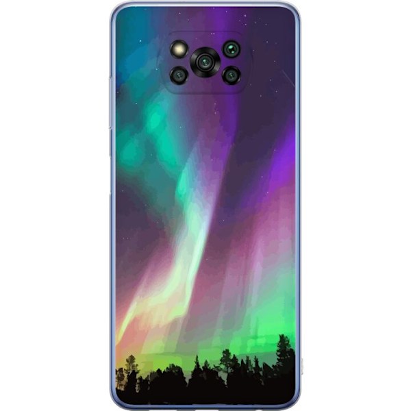 Xiaomi Poco X3 Pro Gennemsigtig cover Nordlys