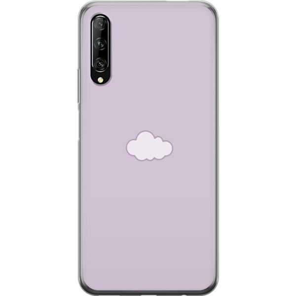Huawei P smart Pro 2019 Läpinäkyvä kuori Lila Pilvi - minimalistinen pilvi lila taustalla