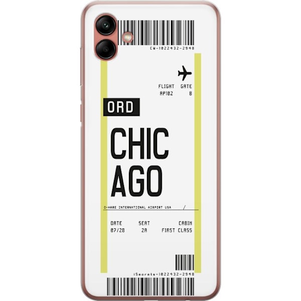 Samsung Galaxy A04 Läpinäkyvä kuori Chicago