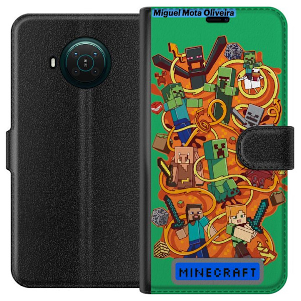 Nokia X10 Lompakkokotelo Minecraft