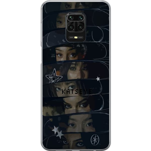 Kompatibelt Mobildeksel til Xiaomi Redmi Note 9S KATSEYE svart