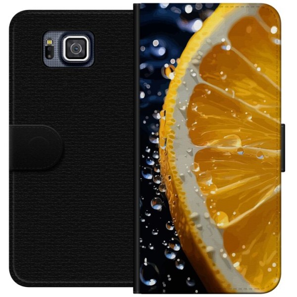 Samsung Galaxy Alpha Lompakkokotelo Appelsiini