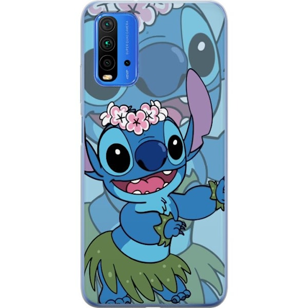 Xiaomi Redmi 9T Gjennomsiktig deksel Stitch under stjernene -