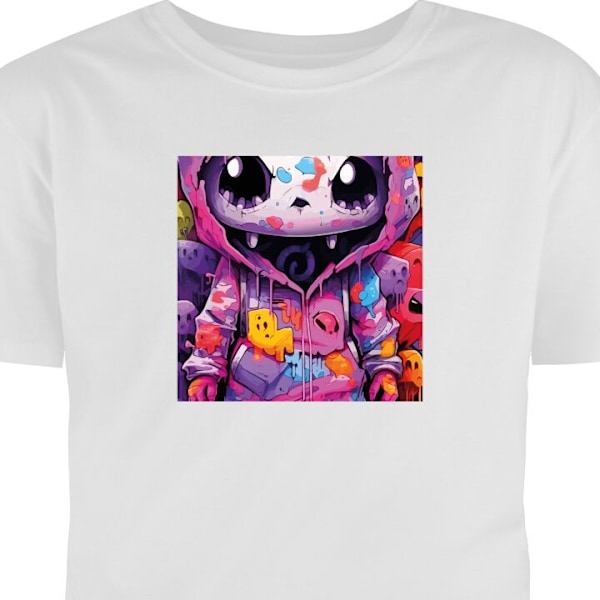 T-shirt til Voksen | Klassisk Voksen T-shirt Anime hvid XL