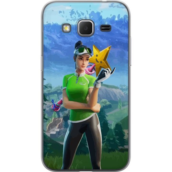 Samsung Galaxy Core Prime Gennemsigtig cover Fortnite