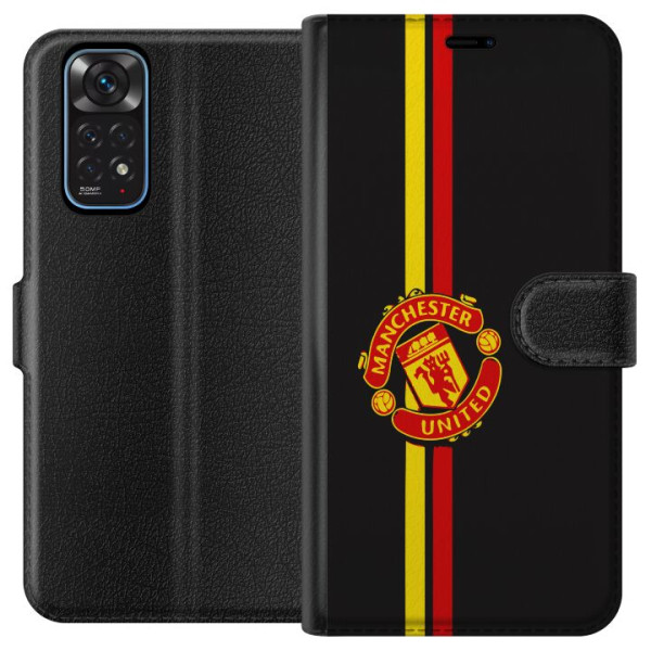 Xiaomi Redmi Note 11 Plånboksfodral Manchester United F.C.