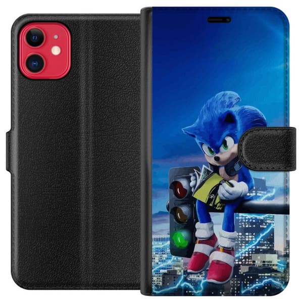 Kompatibel Tegnebogsetui til Apple iPhone 11 Sonic the Hedgehog