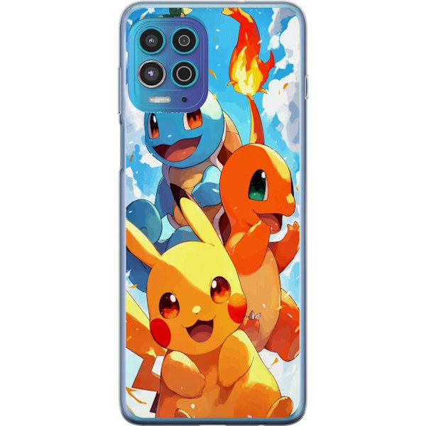 Motorola Moto G100 Gennemsigtig cover Pocket Creatures - inspi