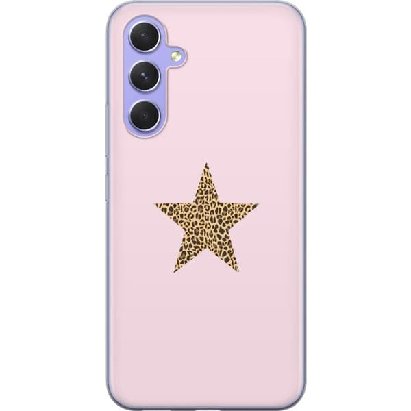 Kompatibel Mobilcover til Samsung Galaxy A54 Leopard stjerne
