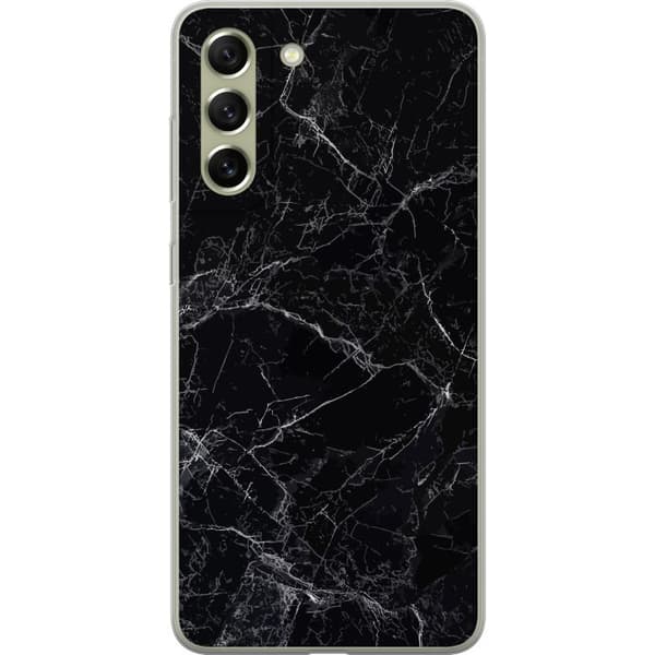 Kompatibel Mobilcover til Samsung Galaxy S21 FE 5G Marmor Sort