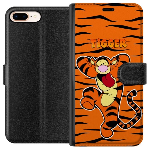 Apple iPhone 8 Plus Plånboksfodral Tiger