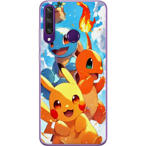 Huawei Y6p Läpinäkyvä kuori Pocket Creatures - innoittanut