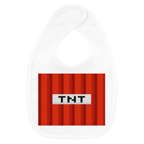 Baby Hagesmæk Minecraft TNT Hvid one size