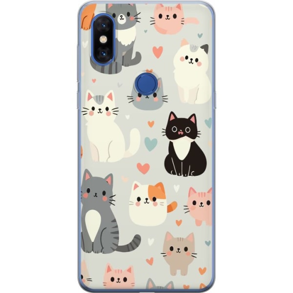 Xiaomi Mi Mix 3 Gennemsigtig cover Katte