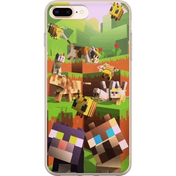 Apple iPhone 7 Plus Cover / Mobilcover - MineCraft